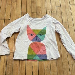 Girls 3T cat tea shirt